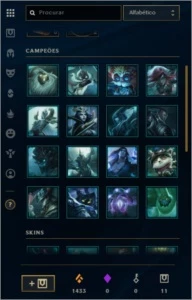 Conta LOL - Grão Mestre 400+pdl, 25+ pdl p/ win, w/r alta - League of Legends