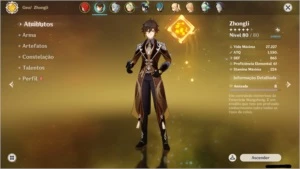 CONTA AR50 (ZHONGLI+GANYU+VENTI+YOIMIYA+DILUC (TUMULO+JADE) - Genshin Impact