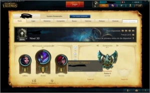 Platina 5 - 64pdl - 80 champs 12 skins 10k IP - League of Legends LOL