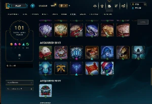 Conta lol lux elementalista com borda e elise vitoriosa - League of Legends