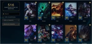 CONTA DIAMANTE COLECIONADOR LEAGUE OF LEGENDS LOL