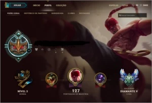 CONTA DIAMOND V (MMR) alto! - League of Legends LOL