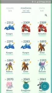 Conta de pokemon GO - Pokémon