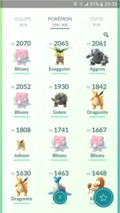 Conta de pokemon GO - Pokémon