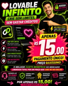 Lovable - Extensão Congela Créditos 30 dias (O MAIS BARATO!)