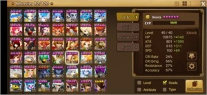#293 Seara Triton Anavel Alicia Rakan - Summoners War