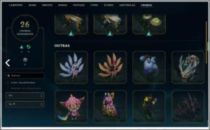 Conta Platina 4 252 skins - League of Legends LOL