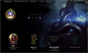 Conta de League of legends LOL