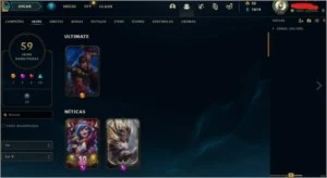 CONTA VALORANT BETA COM MUITAS SKINS + CONTA LOL 59 SKINS - League of Legends