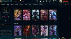 CONTA VALORANT BETA COM MUITAS SKINS + CONTA LOL 59 SKINS - League of Legends