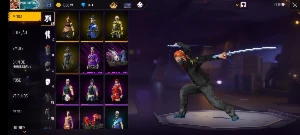 Conta de free fire com envolutiva