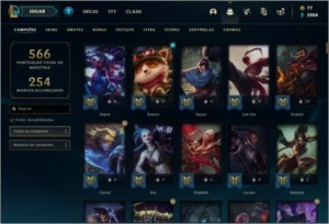 CONTA LEGUE OF LEGENDS BARATA - League of Legends LOL