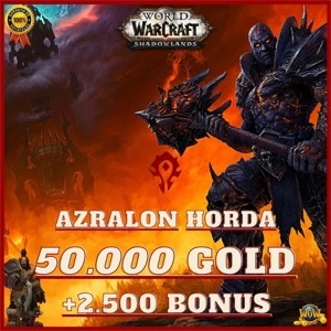 WOW GOLD 50K + 2K BÔNUS - AZRALON (HORDA) - Blizzard