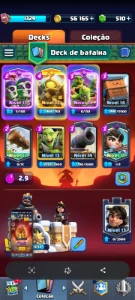 Conta clash royale , 8.5k , gemada, leia descrição