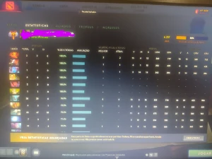 Conta de Dota 2 imortal com 6.257 de MMR