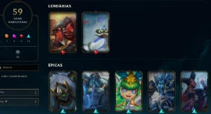 LOL - Full Acesso - LVL 226 - 131 Champions - 59 Skins - League of Legends