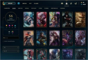 CONTA LOL OURO lV MAIN SUPORTE - League of Legends