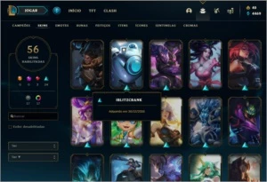 CONTA LOL OURO lV MAIN SUPORTE - League of Legends