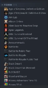 Conta Steam 87 Jogos
