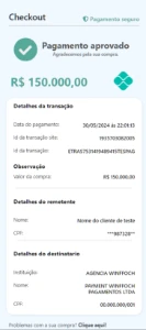 Teste do Script para receber pix mercado pago - Serviços Digitais