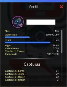 Upo conta no PXG - PokeXGames