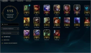 Conta Platina - League of Legends LOL