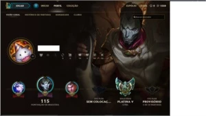 Conta Platina - League of Legends LOL