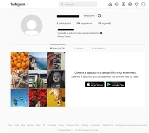 CONTA INSTAGRAM 20k SEGUIDORES - Redes Sociais