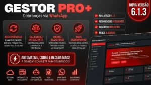 Gestor PRO+ | Sistema de Cobranças para  [conteúdo removido] App - Sites, Lojas e Sistemas Prontos Sites e Scripts