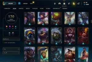 Conta bronze 2 com 150 Champs e 170 Skins (2 Ultimates) - League of Legends LOL
