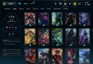Conta bronze 2 com 150 Champs e 170 Skins (2 Ultimates) - League of Legends LOL