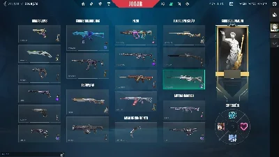 conta valorant full acesso com muitas skins