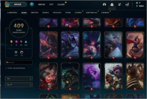Conta lol, skins raras, mais de 400 skins - League of Legends