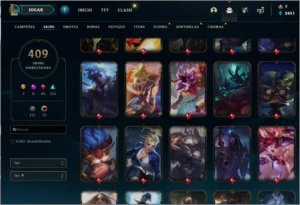 Conta lol, skins raras, mais de 400 skins - League of Legends