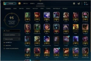 Conta LoL Platina III - League of Legends