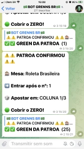 Bot Grenn Sinais Roleta Brasileira✅ - Outros