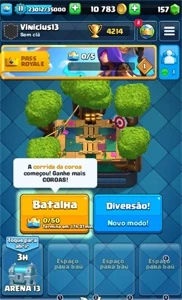 CONTA RARA CLASH ROYALE
