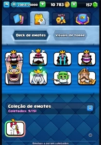 CONTA RARA CLASH ROYALE