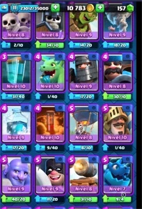 CONTA RARA CLASH ROYALE