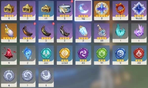 C4 Ineffa + BiS, C1 Jean, Keqing, Diluc, Qiqi, C6 Xingqiu... - Genshin Impact