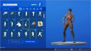 Conta de fortnite com passe atual e skin de natal rara