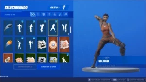 Conta de fortnite com passe atual e skin de natal rara