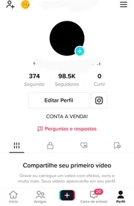 Vendo tiktok quase 100k - Redes Sociais