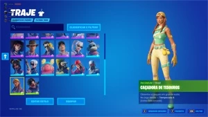 Fortnite conta 30 Skins, 10.500 Vbucks.