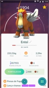 CONTA POKÉMON GO LV 31 TIME VERMELHO - MEWTWO + EX + LEND