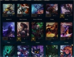 Conta Gold - League of Legends LOL
