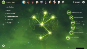 Genshin Impact - Ar54 , 7 Personagens T5 E 6 Armas T5 +2 Bis