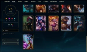 CONTA DIAMANTE 3 COM SKIN ULTIMATE DO EZ - League of Legends LOL