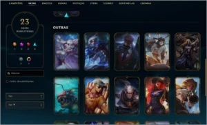 CONTA DIAMANTE 3 COM SKIN ULTIMATE DO EZ - League of Legends LOL