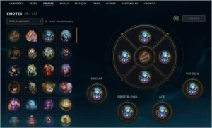 CONTA DIAMANTE 3 COM SKIN ULTIMATE DO EZ - League of Legends LOL
